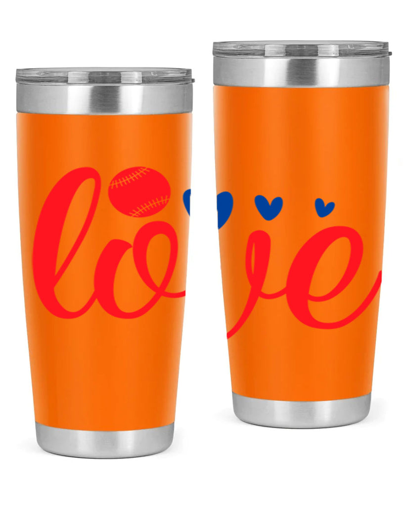Love 2052#- baseball- Tumbler