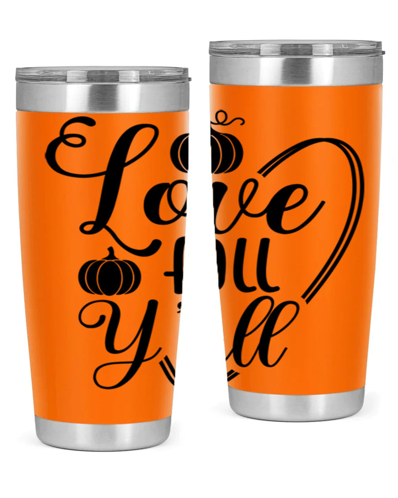Love Fall Yall 412#- fall- Tumbler
