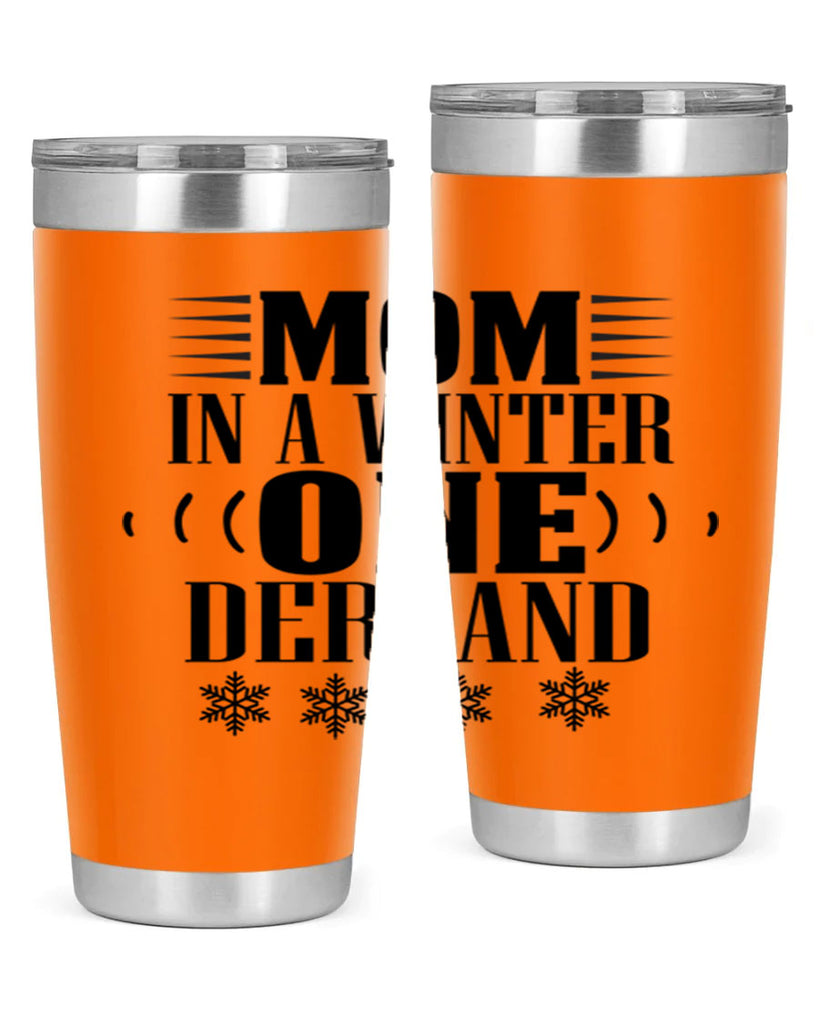 MOM IN A WINTER ONE DERLAND 322#- winter- Tumbler