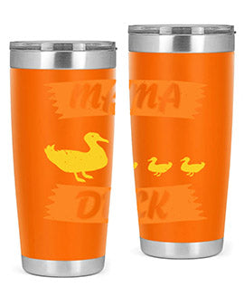 Mama Duck Style 26#- duck- Tumbler