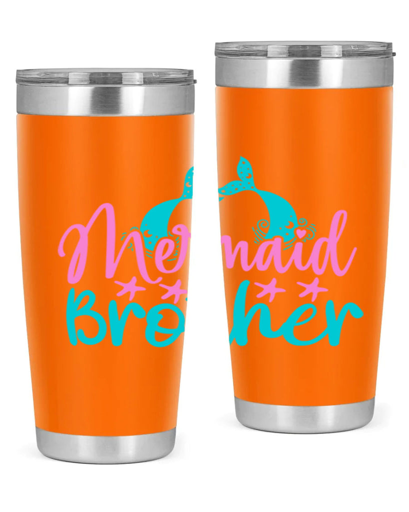 Mermaid Brother 354#- mermaid- Tumbler
