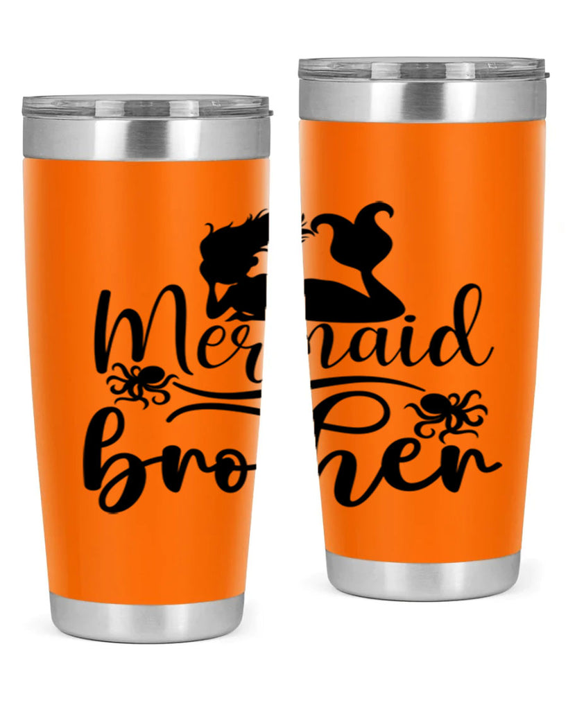 Mermaid Brother 355#- mermaid- Tumbler