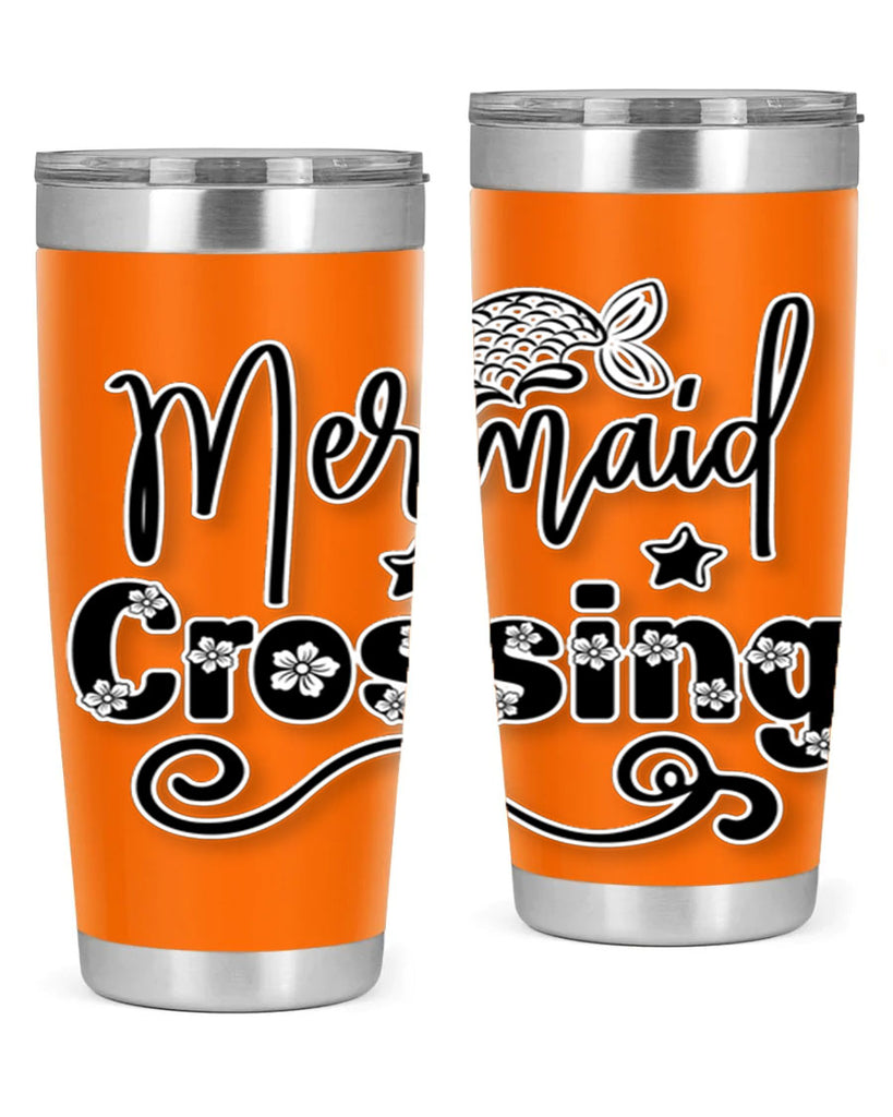 Mermaid Crossing 400#- mermaid- Tumbler