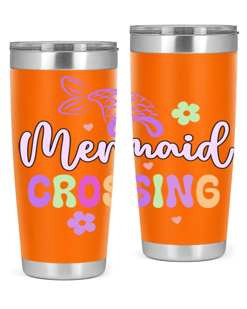 Mermaid Crossing 401#- mermaid- Tumbler