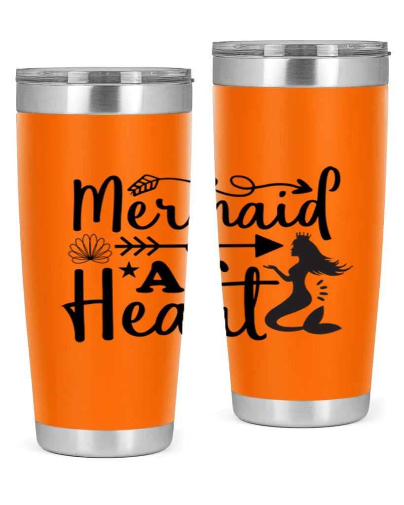 Mermaid at Heart design 397#- mermaid- Tumbler