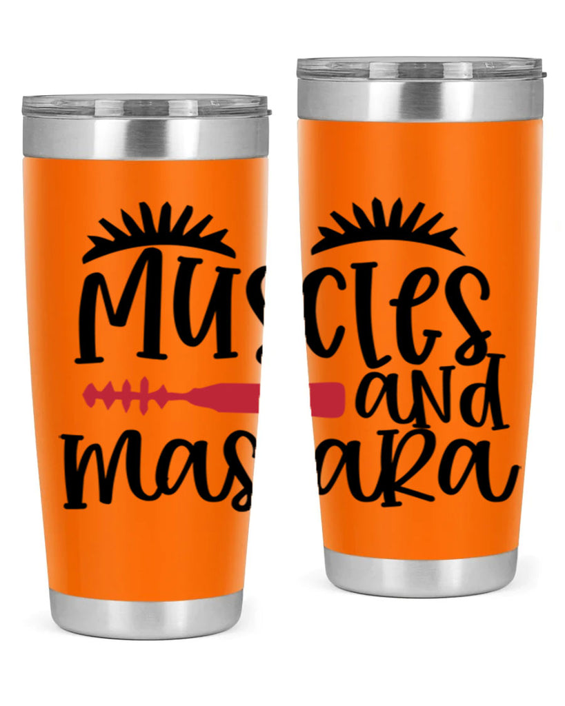 Muscles and mascara design Style 221#- make up- Tumbler