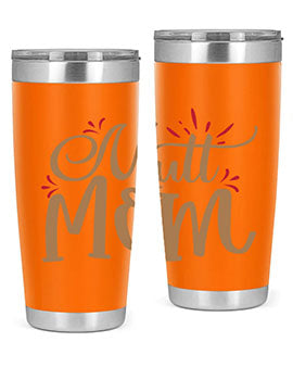 Mutt Mom Style 69#- dog- Tumbler