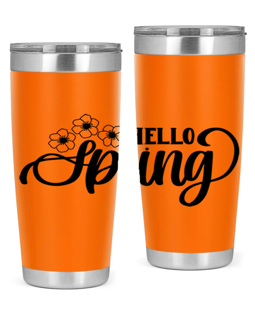 PNG_Hello Spring393#- spring- Tumbler