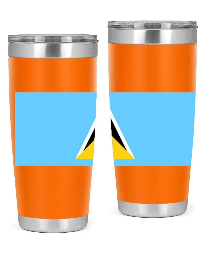 Saint Lucia 51#- world flags- Tumbler