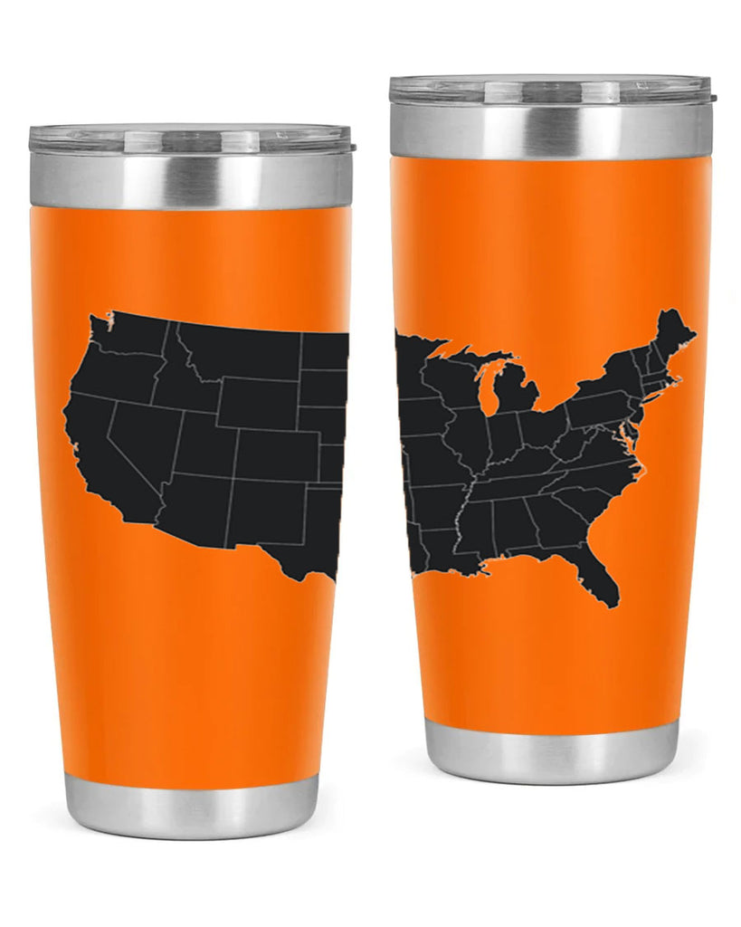 Separate Color Map Style 71#- Fourt Of July- Tumbler