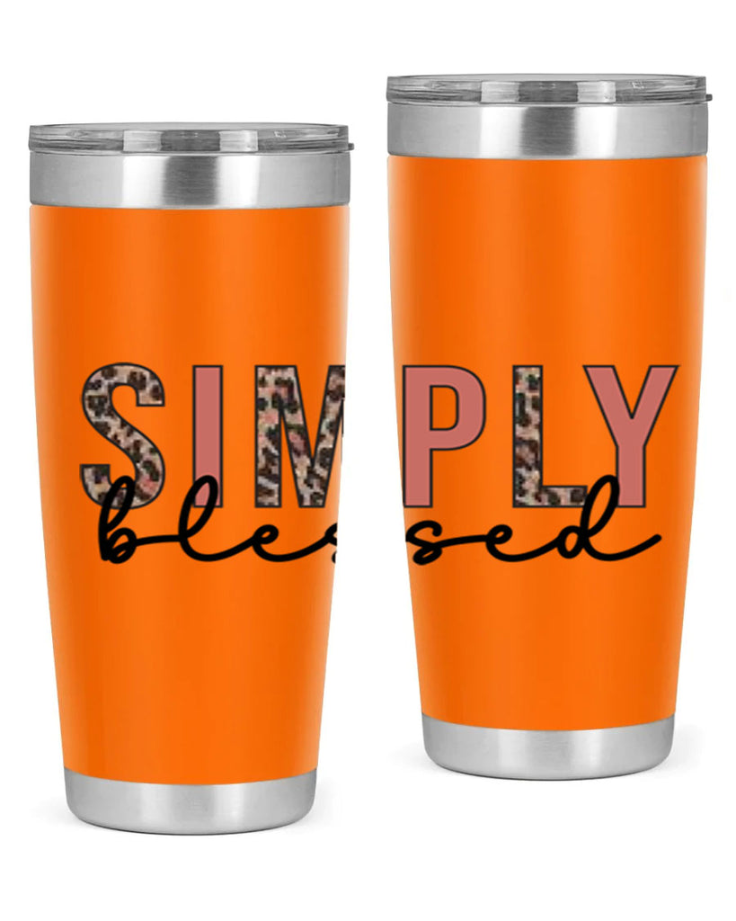 Simply blessed 575#- fall- Tumbler