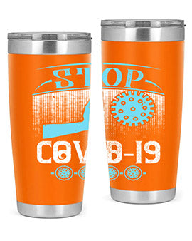 Stop covid Style 22#- corona virus- Tumbler