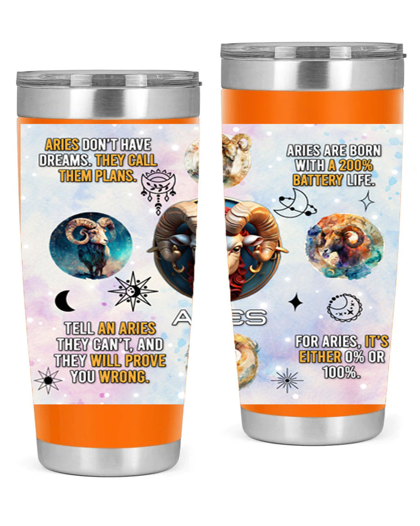 StraightAries 469#- zodiac- Tumbler