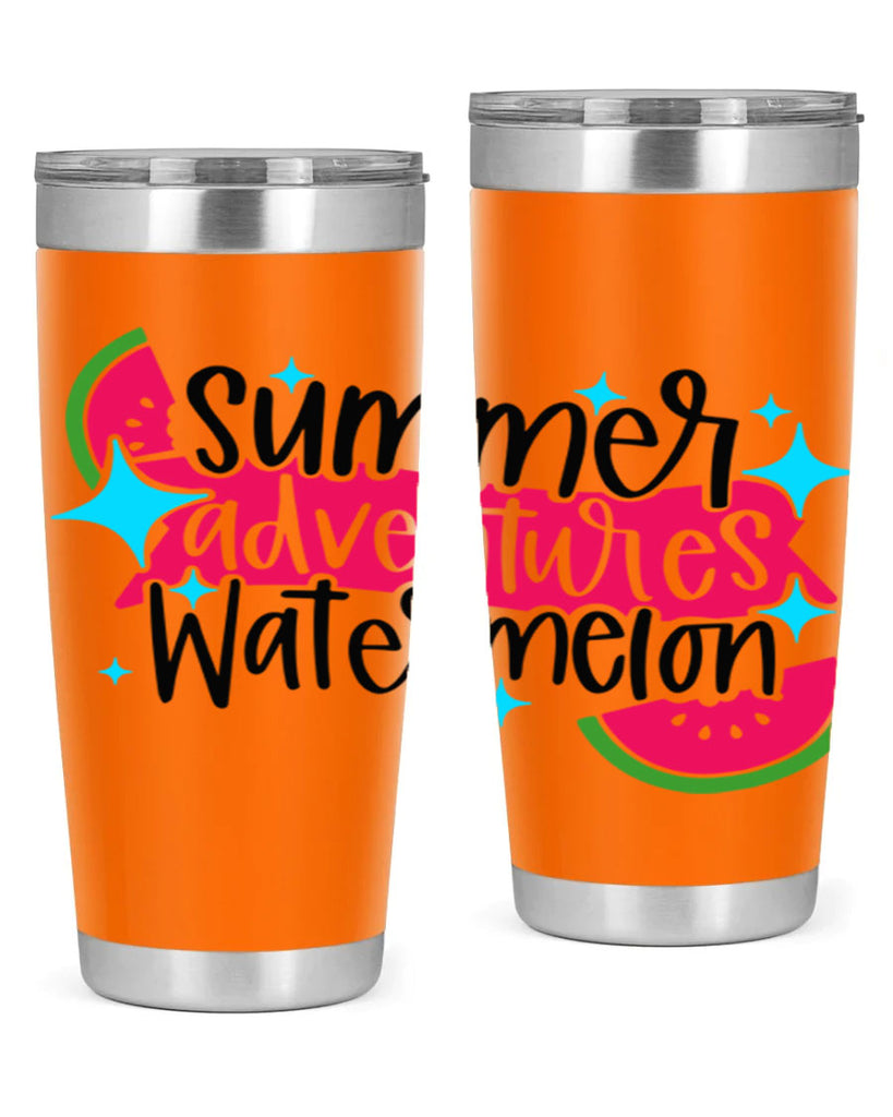 Summer Adventures Watermelon Style 23#- summer- Tumbler