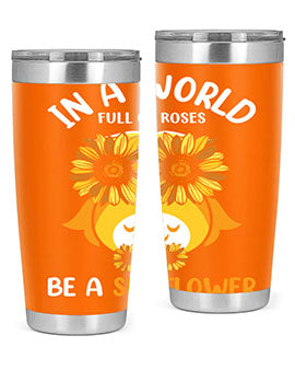 Sunflower Owl In A World A TurtleRabbit 18#- owl- Tumblers