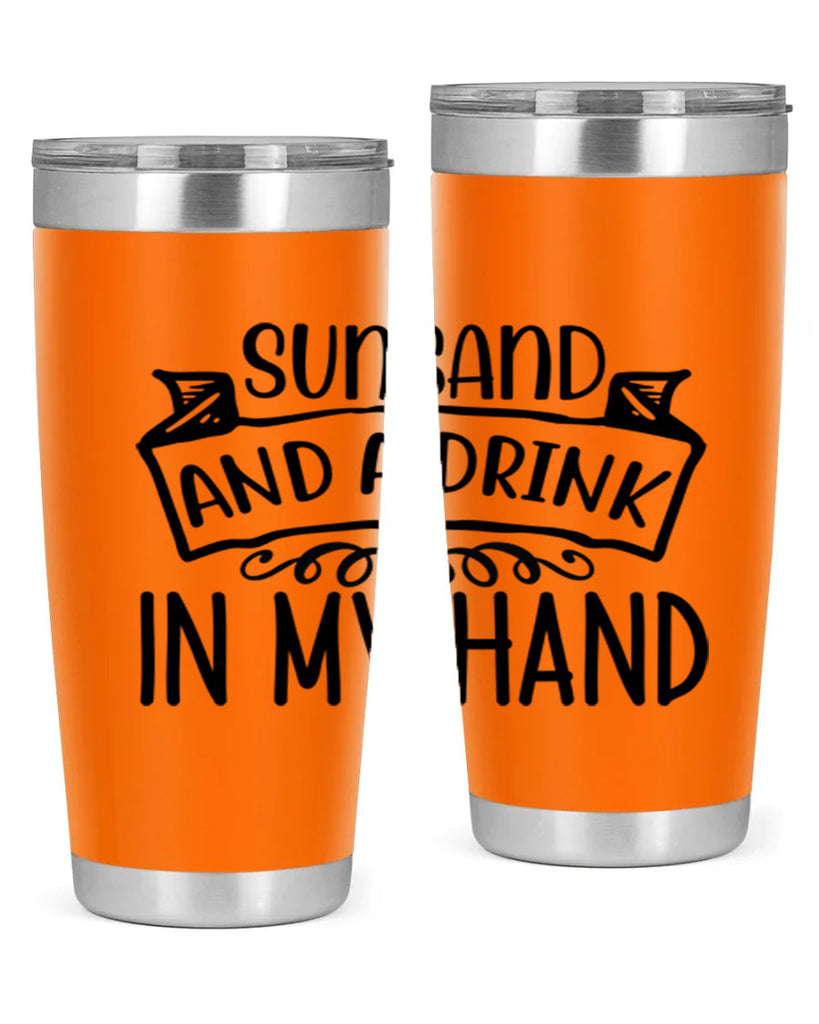 Sunsandandadrinkin 483#- zodiac- Tumbler