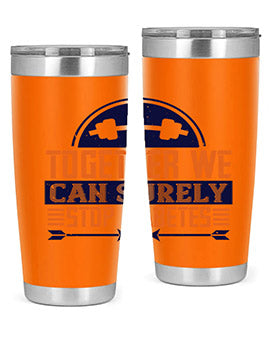 Together We Can Surely Stop Diabetes Style 8#- diabetes- Tumbler