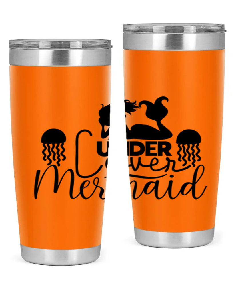 Under Cover Mermaid 642#- mermaid- Tumbler