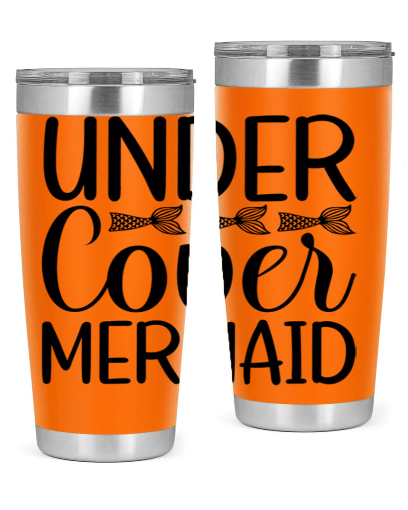 Under Cover Mermaid 647#- mermaid- Tumbler