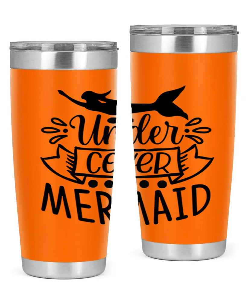 Under cover mermaid 645#- mermaid- Tumbler