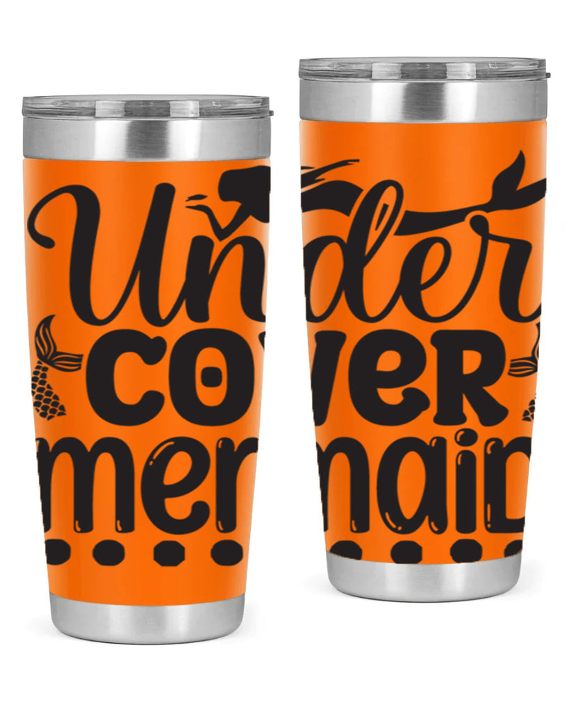 Under cover mermaid 649#- mermaid- Tumbler
