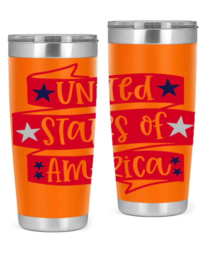 United States Of America Style 177#- Fourt Of July- Tumbler