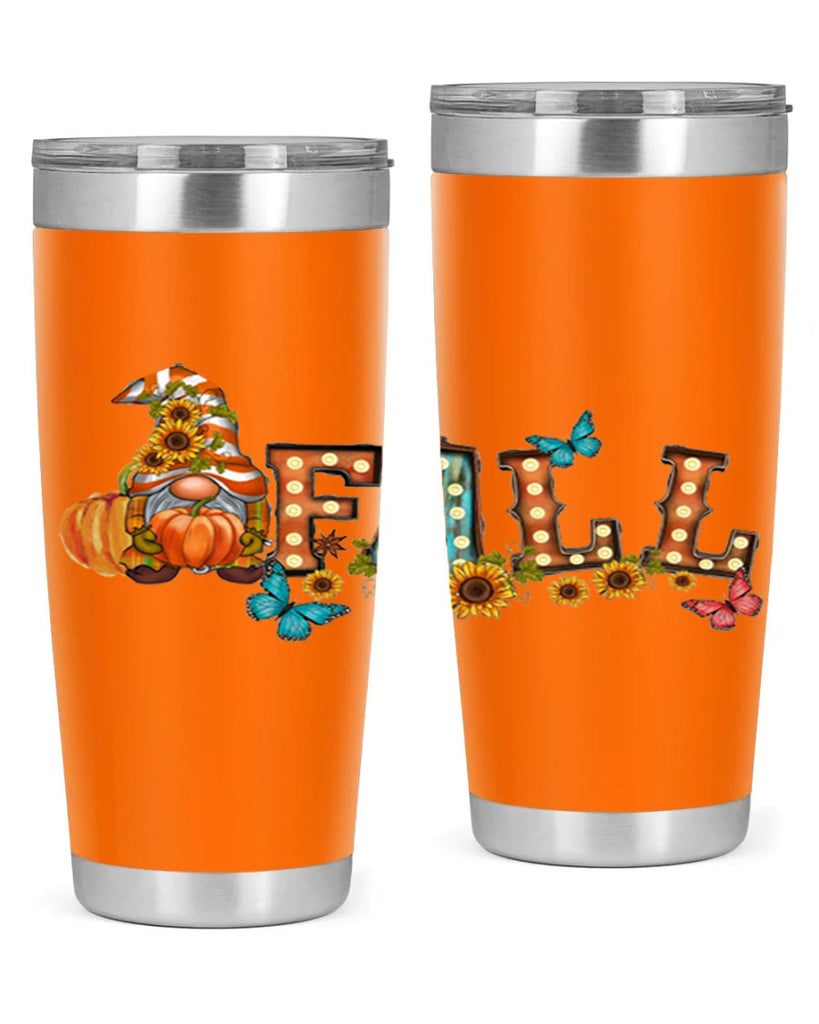 VintageFallGnome 626#- fall- Tumbler