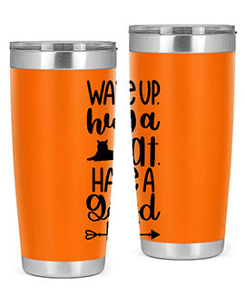 Wake Up Hug A Cat Style 108#- cat- Tumbler