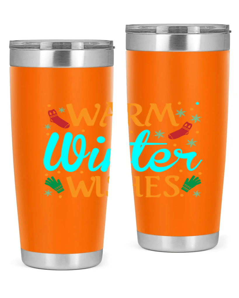 Warm Winter Wishes 465#- winter- Tumbler