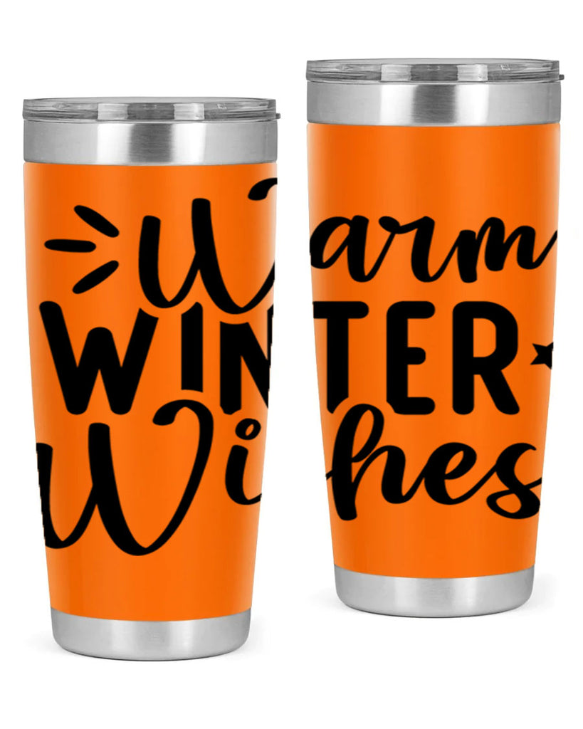 Warm Winter Wishes459#- winter- Tumbler