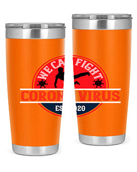 We Can Fight Corona Virus Est Style 11#- corona virus- Tumbler