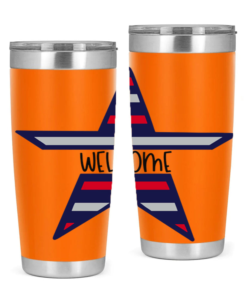 Welcome Style 186#- Fourt Of July- Tumbler