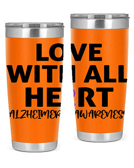 alzheimers awareness style 77#- alzheimers- Tumbler