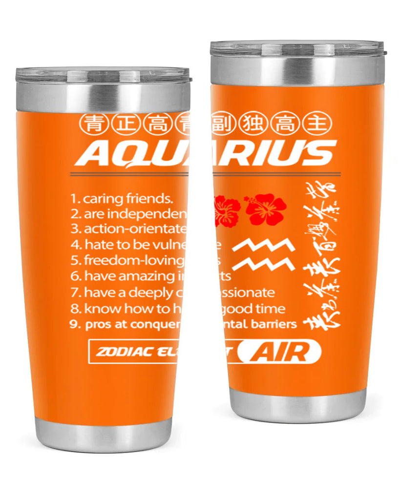 aquarius 85#- zodiac- Tumbler
