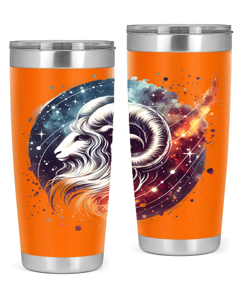 aries 124#- zodiac- Tumbler