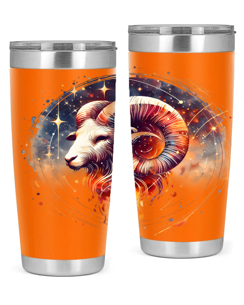 aries 125#- zodiac- Tumbler