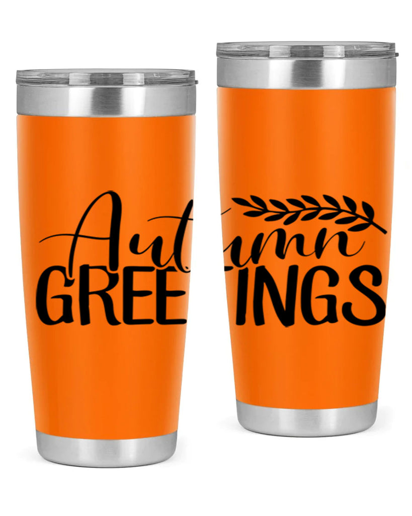autumn greetings 13#- fall- Tumbler
