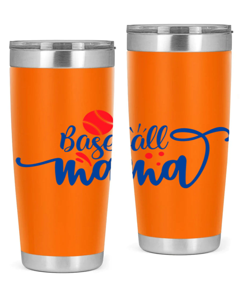 baseball mama 2208#- baseball- Tumbler