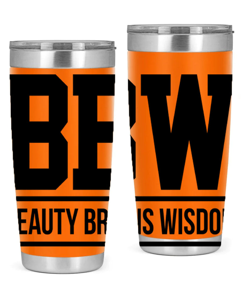 bbw beauty brains wisdom 263#- black words phrases- Cotton Tank