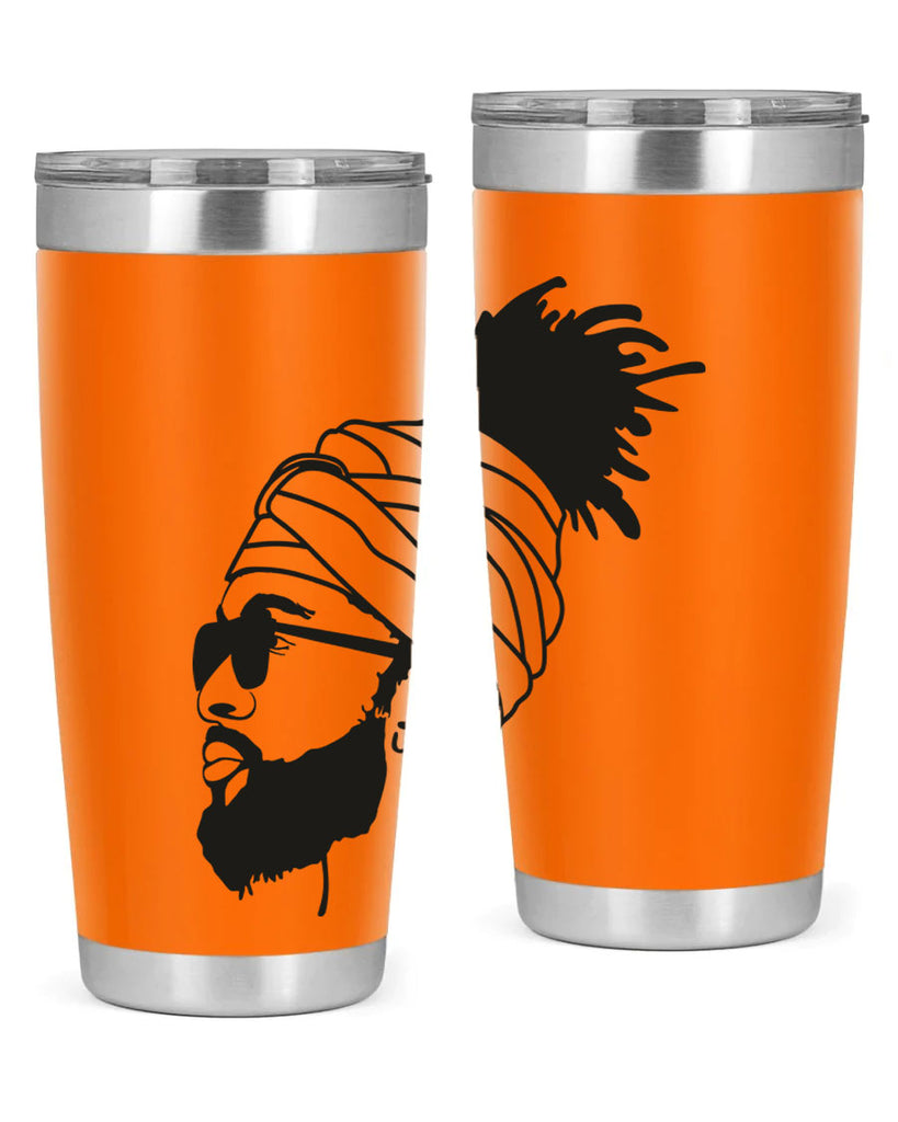 beardman 44#- black men - boys- tumbler