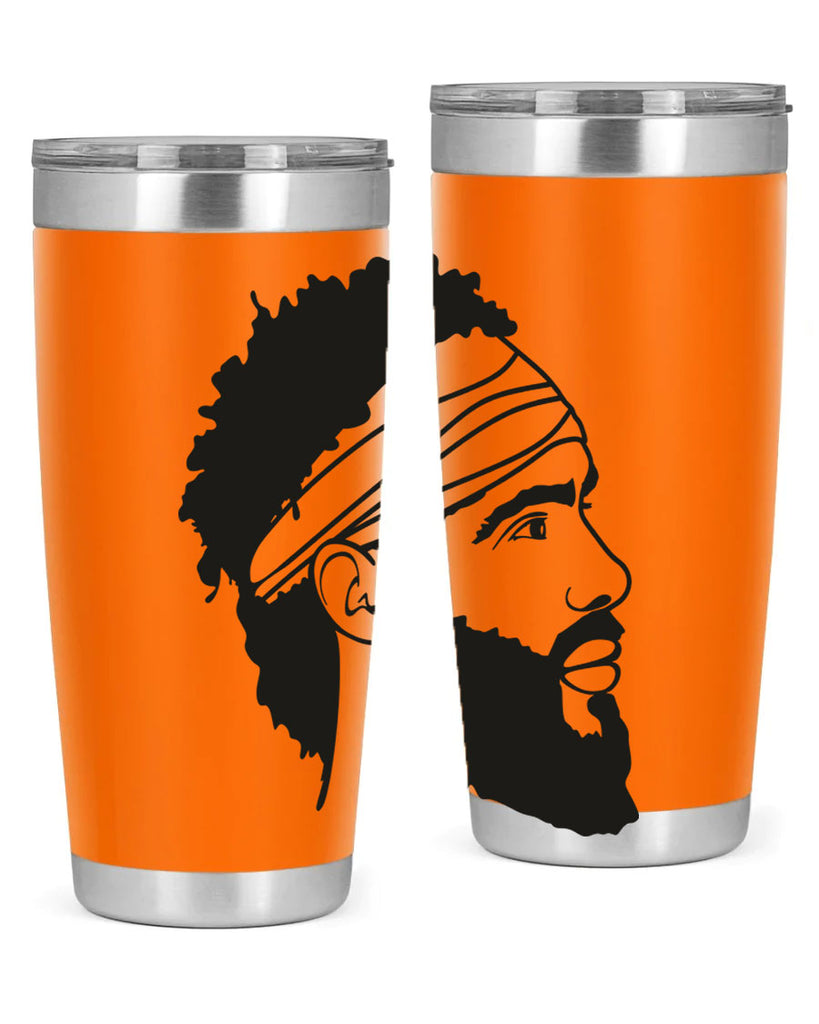 beardman 48#- black men - boys- tumbler