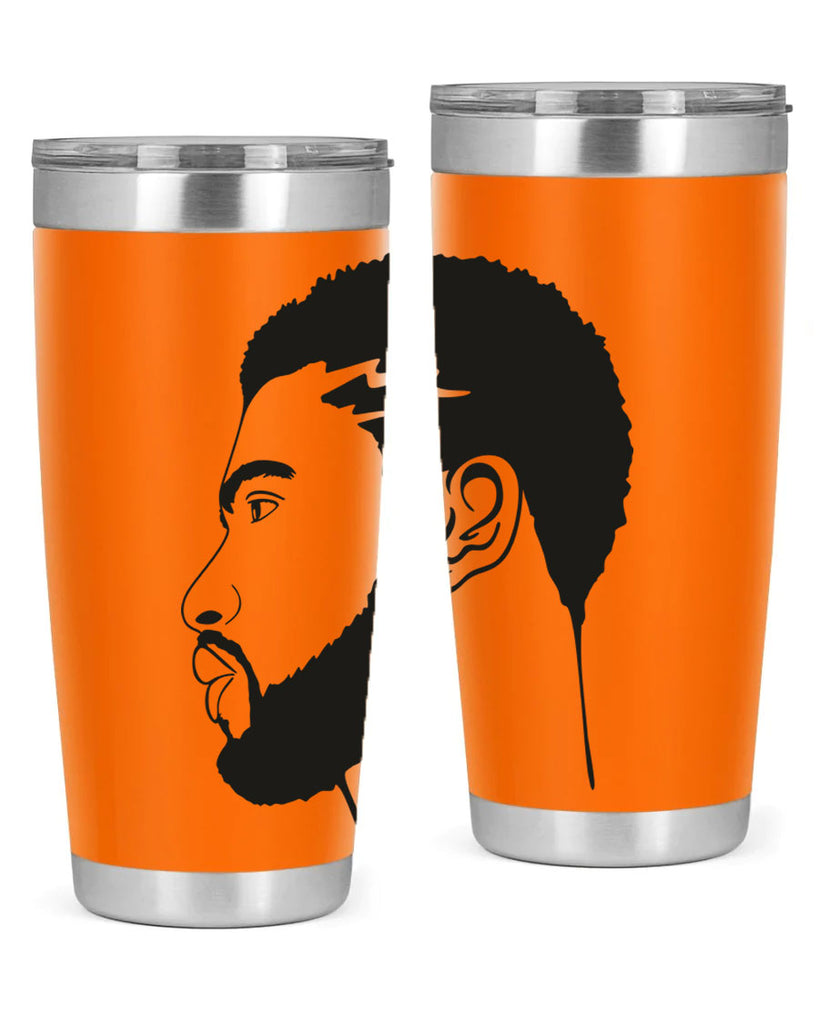 beardman 52#- black men - boys- tumbler