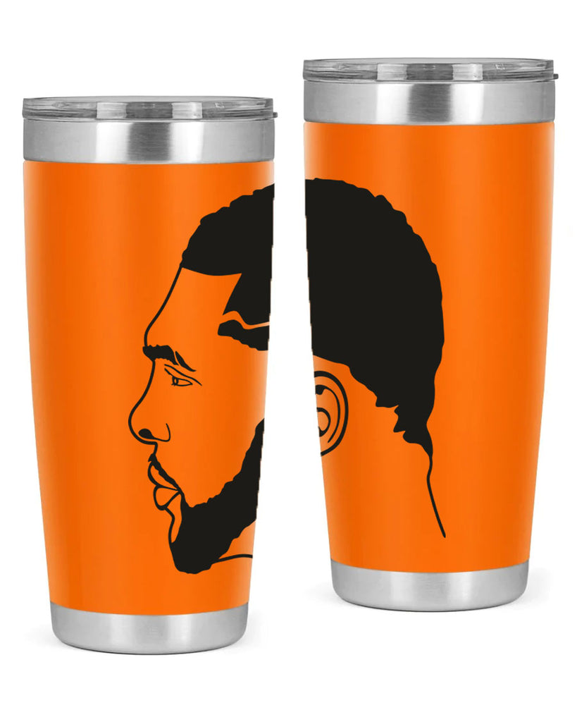 beardman 55#- black men - boys- tumbler
