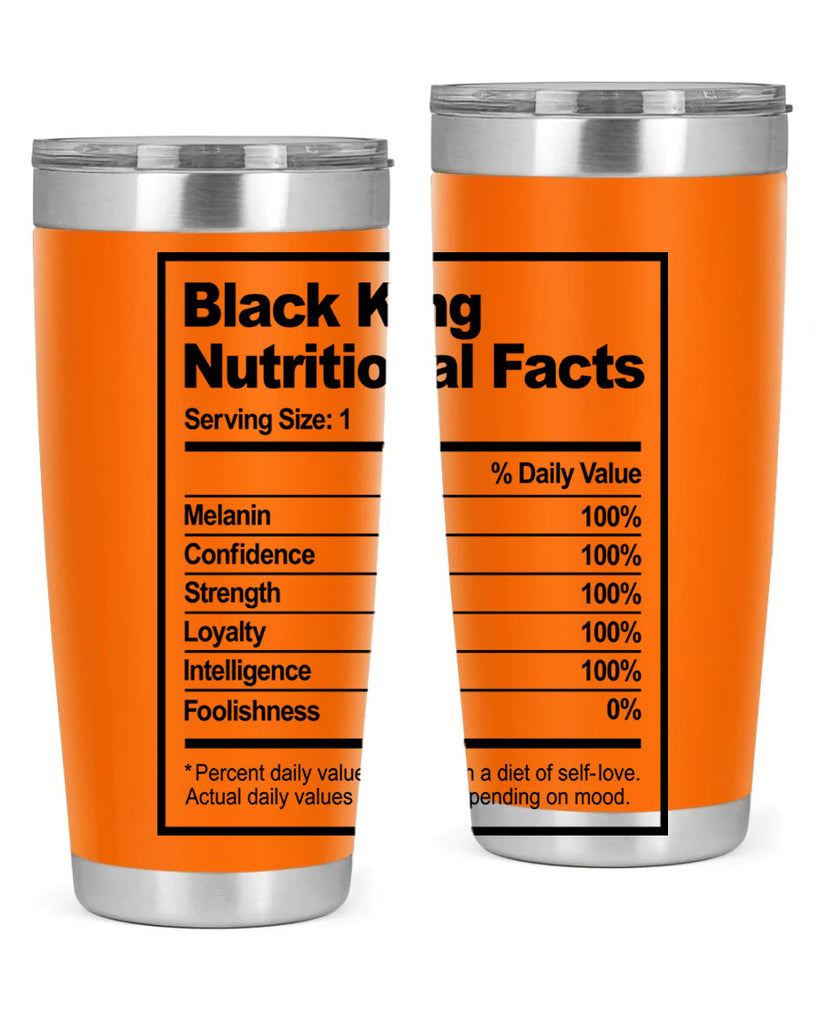 black king nutritional facts 231#- black words phrases- Cotton Tank
