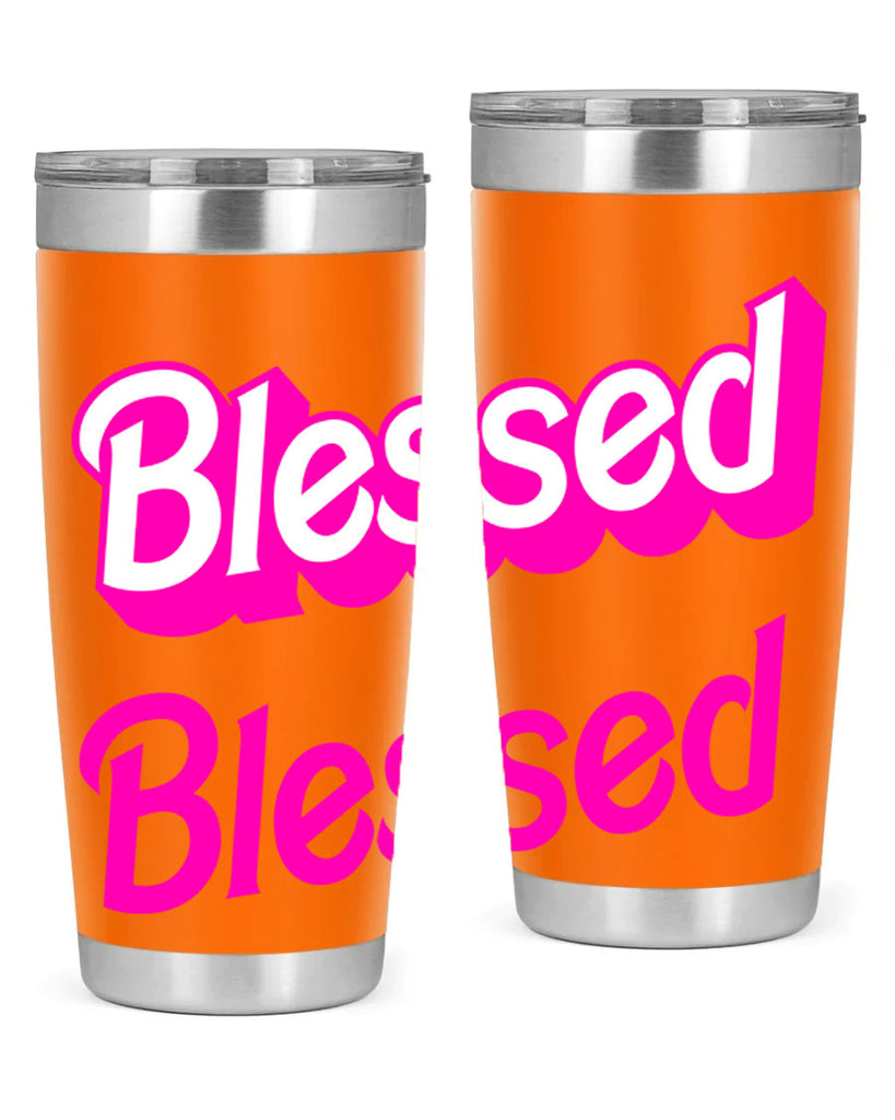 blessed barbie 193#- black words phrases- Cotton Tank