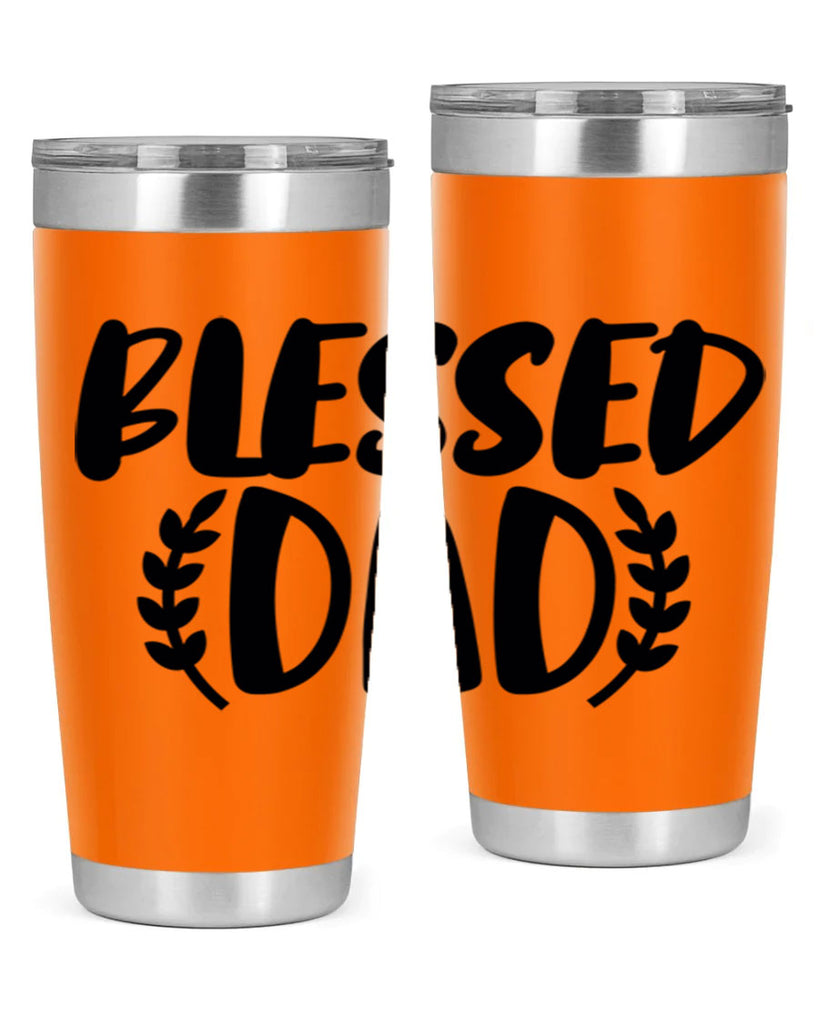 blessed dad 36#- dad- Tumbler