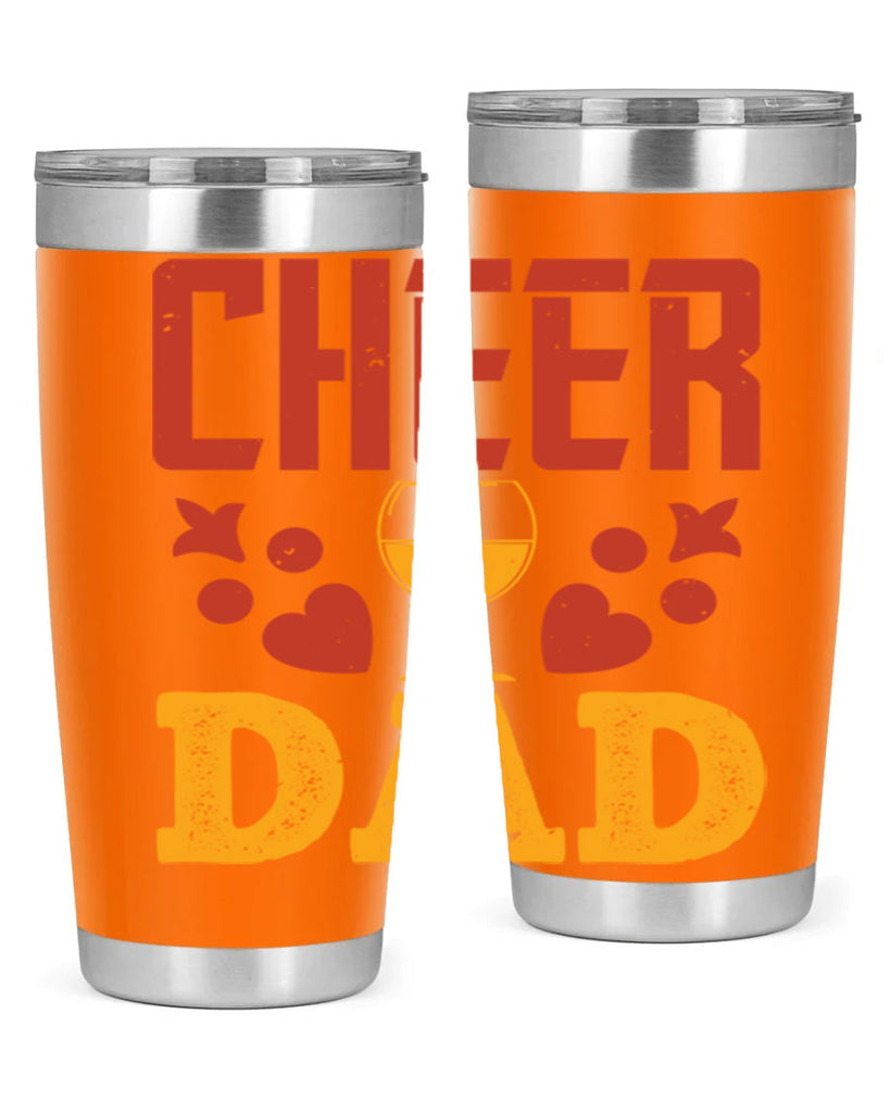 cheer dad 121#- fathers day- Tumbler