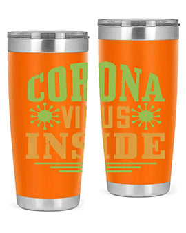coronavirus inside Style 2#- corona virus- Tumbler