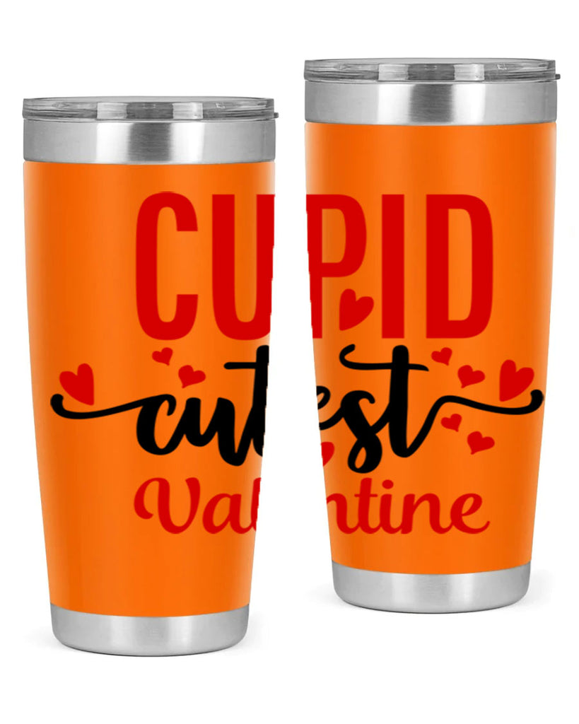 cupid cutest valentine 80#- valentines day- Tumbler