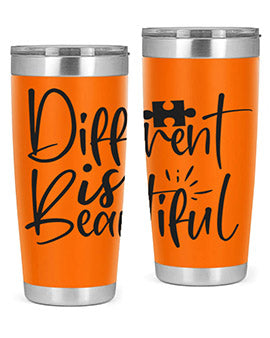 different is beautiful Style 12#- autism- Tumbler